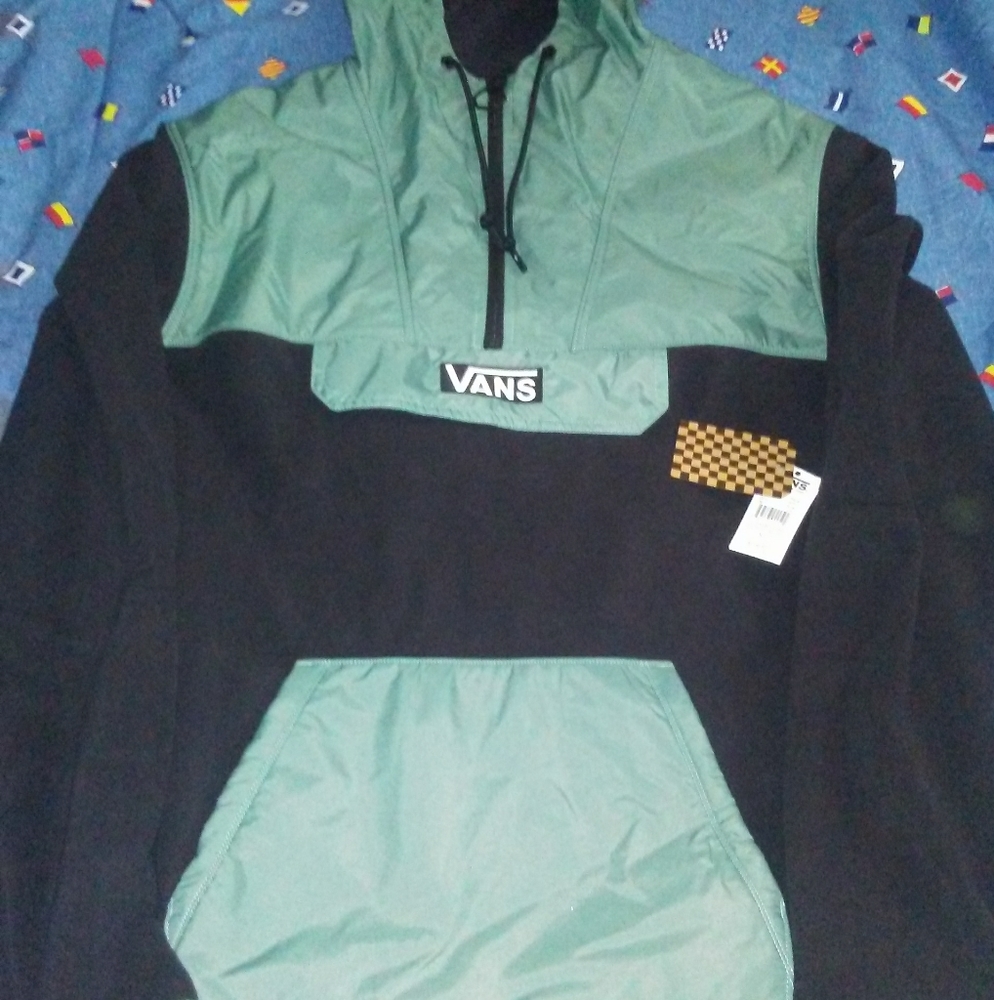 Vans fleece hooded jacket XL men's
